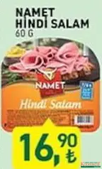 NAMET HİNDİ SALAM 60 G